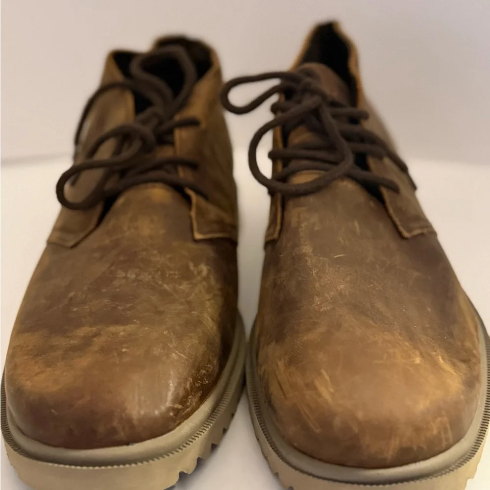 Reef Leucadian Brown Leather Chukka Boots Men’s 13